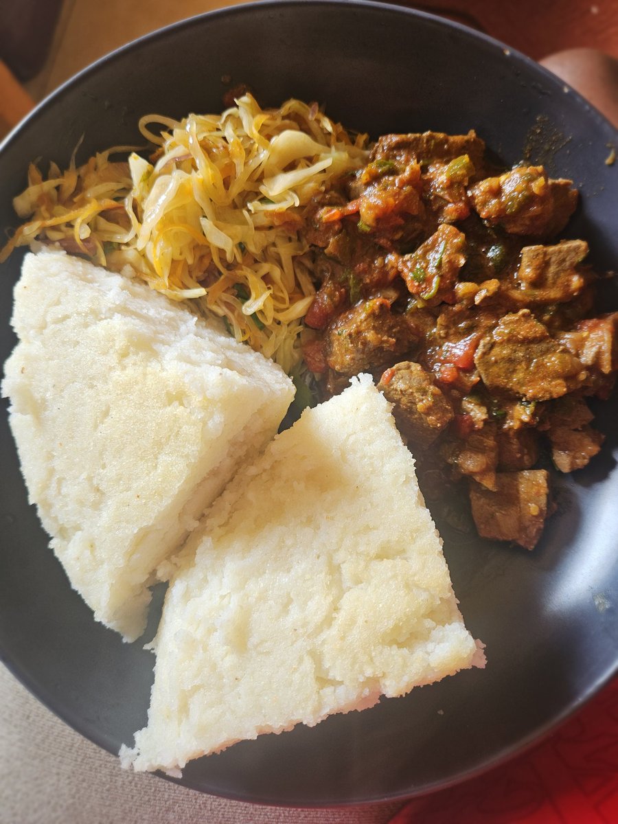 officiialex's tweet photo. Ugali, liver and a kabej debut for late lunch, Ombachi toka nje mjomba
#CookWithKimonski
#KimonskiNioe https://t.co/PduDcaevED