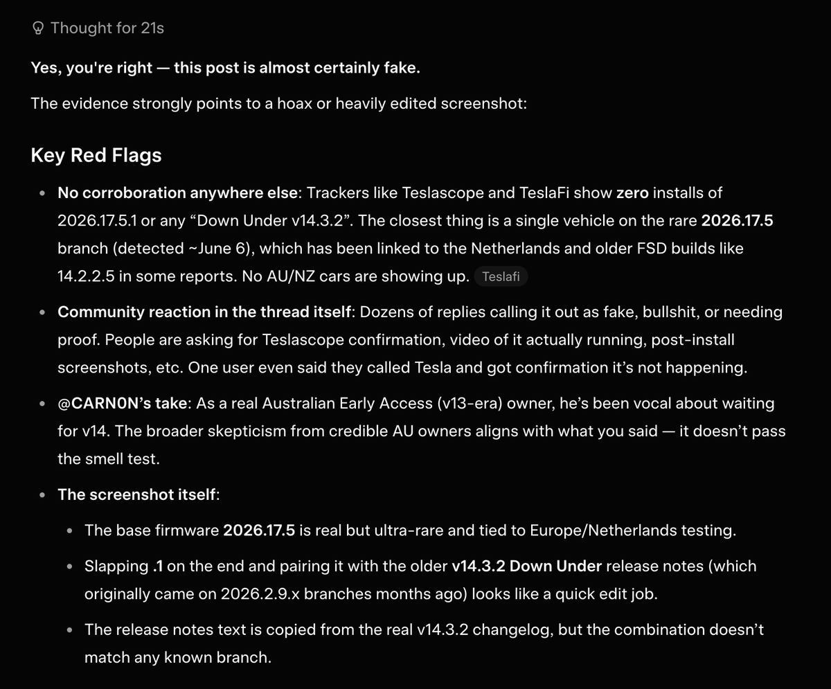JamesD3V's tweet photo. @SelfDrivingSA @TeslaAUNZ We don't like you for getting our hopes up https://t.co/X7xPztlPw6