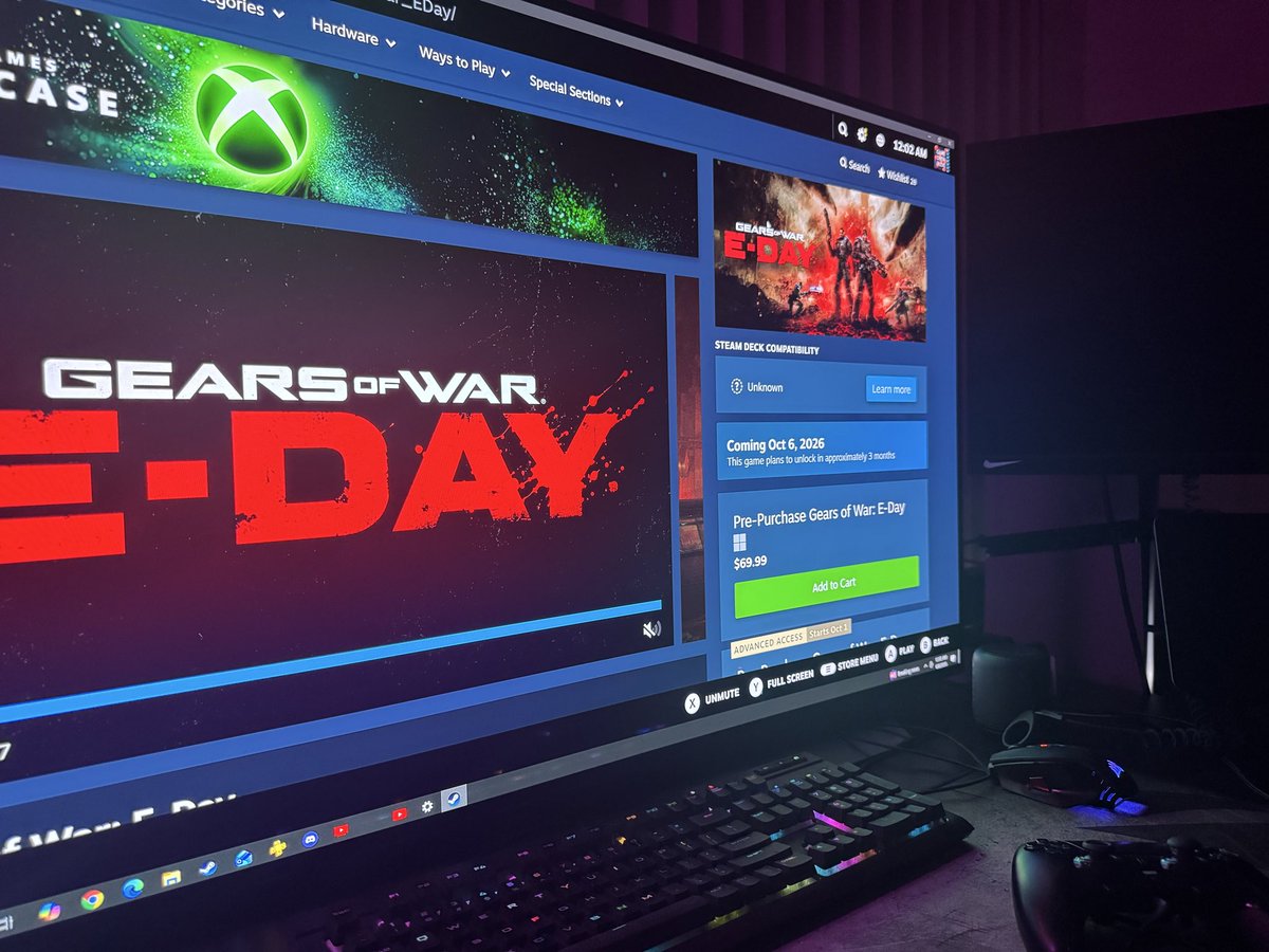 DaProcess410boy's tweet photo. @I_DeathSinger_I You outed of yourself  grand standing for Xbox with the . “ just get a XBOX” tweet ..I thought you were a PC guy…. so let me ask you what platform are you playing gears on PC or Xbox? 
I can show you where I’m playing it …if I play it. https://t.co/yvxbeL8Gx3