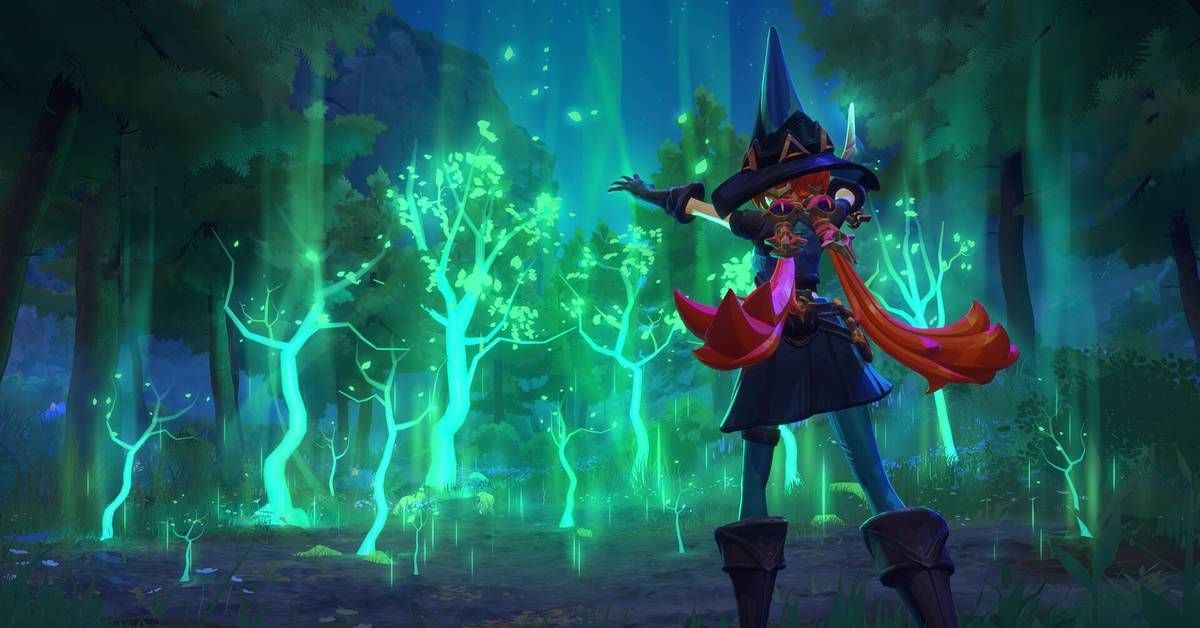 GameRant's tweet photo. Witchspire is an upcoming early access survivalcraft game that's looking to inject the genre with a healthy dose of magic and whimsy. https://t.co/DvgzY96OHj https://t.co/s6TtO3ubGB