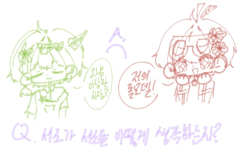 Meroo_00_99's tweet photo. 🥬🍎 / AU 몬가 실제의 마플터 느낌에서 반대를 그리고 시펏어요 https://t.co/TZfeXvPYdA