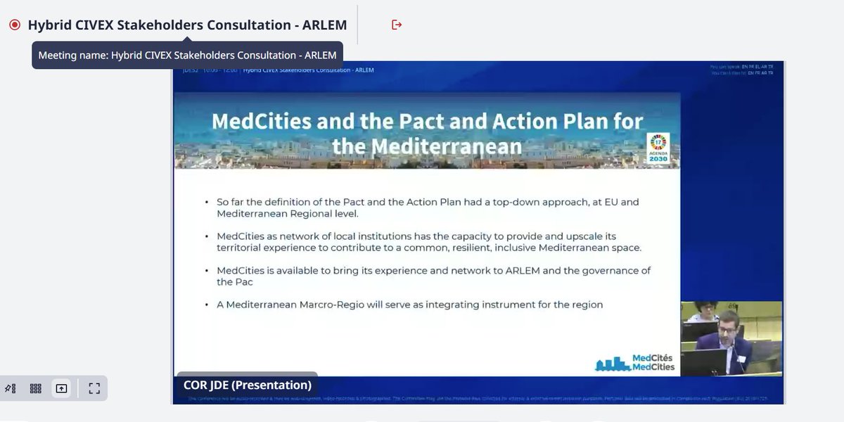 MedCities's tweet photo. 🇪🇺 #MedCities also sees important gaps regarding #climatechange adaptation within the economic pillar.
✅NbS, ecosystem services, and blue and green infrastructure should be recognised as #key enabling conditions for sustainable development. #PactfortheMediterranean #ARLEM https://t.co/I4FfpKEufD