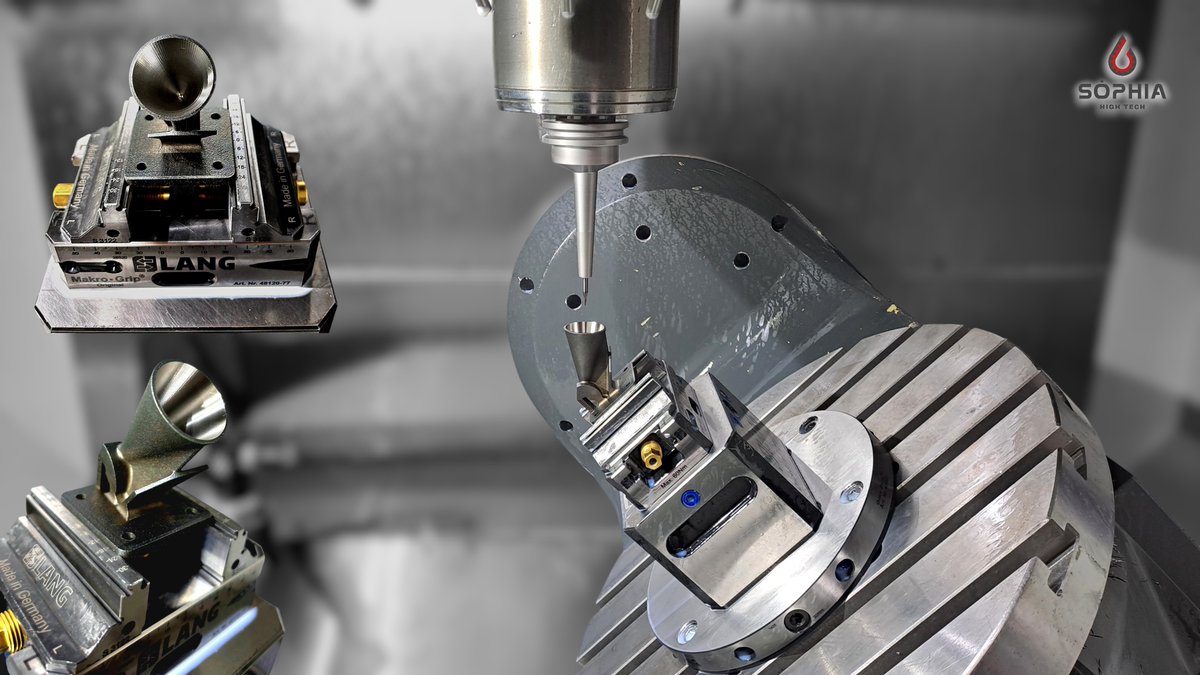 SophiaHighTech's tweet photo. Our #aerospace propulsion component, for #satellite field, during the finishing process of the inner chamber, with #5axis #machining.
#sophiahightech #propulsion #manufacturing #defense #military #engineering #stampa3d #madeinitaly #innovation #3dprint #technology #spacemission https://t.co/GbwrQ9WN6Y