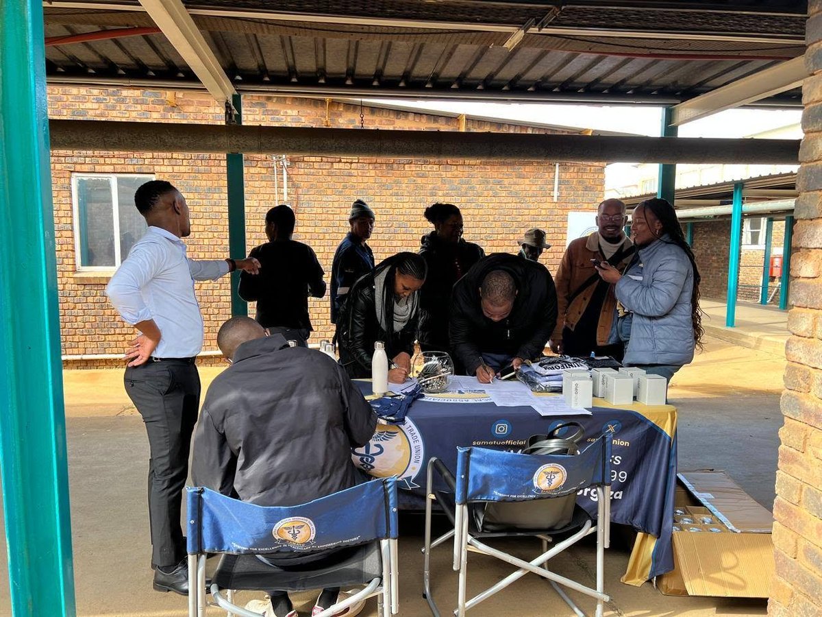 _cosatu's tweet photo. #MembershipService is underway across all workplaces in various sectors of the economy in 2026
#COSATU Affiliated trade unions urge unorganised workers to join unions #JoinCosatuNow #Back2Basics #ClassStruggle https://t.co/CSgoiqXETR