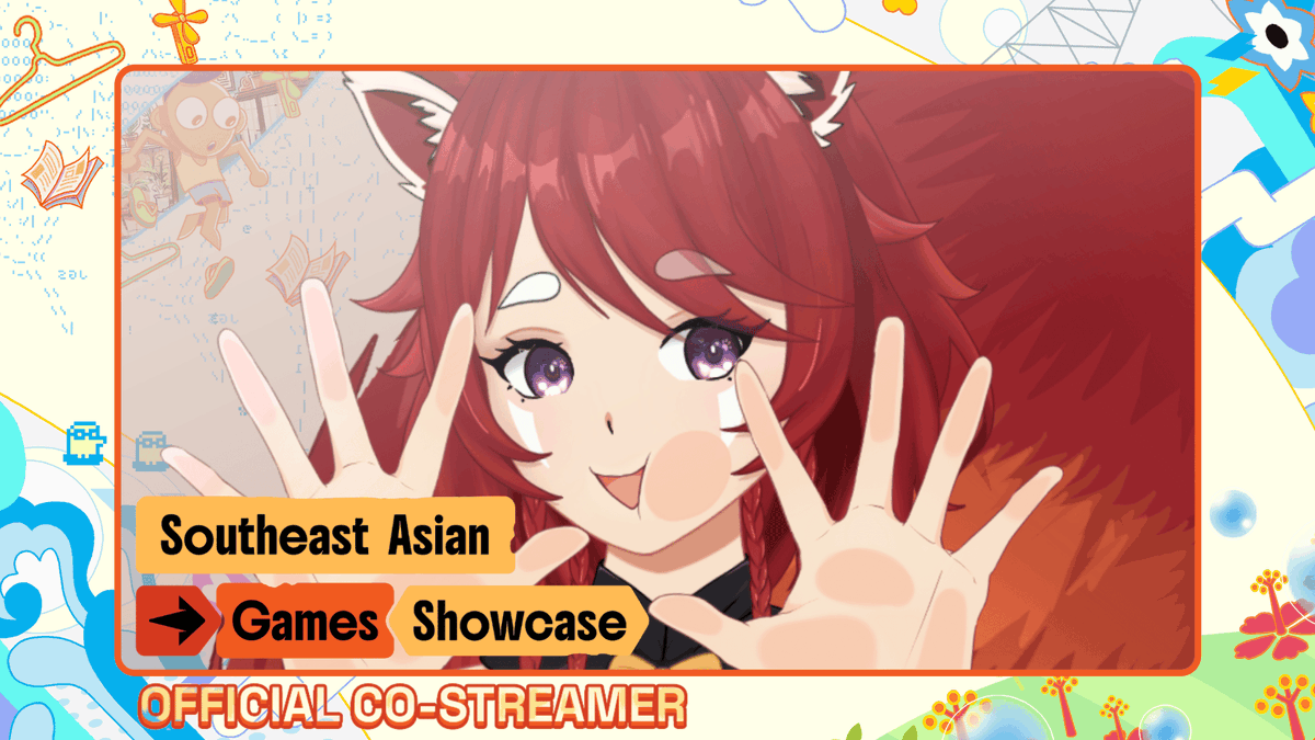 Sachunya0's tweet photo. Thanks to @SEAGShowcase for making me an official co-streamer!!

Event SEAGS di Steam berlangsung selama June 1 - June 14 guys! Buat yg belum liat ada game apa aja boleh bgt join nobar nanti jam 9pm (WIB/GMT+7) di:
https://t.co/Dw1GRdpgYf https://t.co/adNzAiMSPo