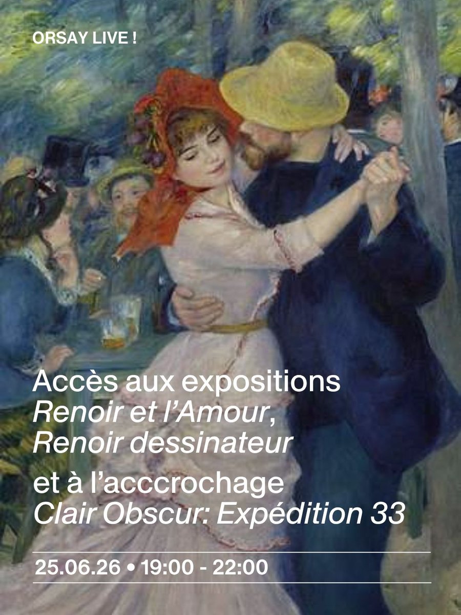 SandfallGames's tweet photo. Reminder: Tickets for the Orsay Live! event on June 25th will go on sale tomorrow at 11AM CEST. The event will feature a conference, a mini-concert, and an exhibition dedicated to Clair Obscur: Expedition 33.

If you can't get a ticket for June 25, you'll still be able to visit the Expedition 33 exhibition from June 23 to June 28, featuring artwork and images from Clair Obscur: Expedition 33