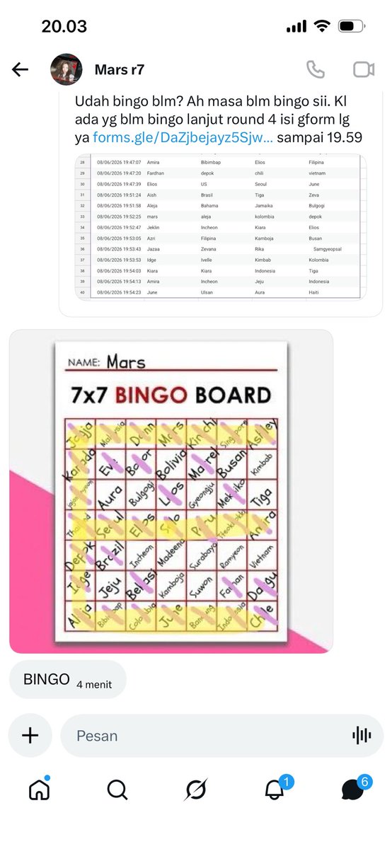 eltevangeline's tweet photo. Okeh stop ya udah ada yg bingo duluan. Permainan berakhir🤗🥰 makasih atas bingo juling dan gedebag gedebugnya. 🩷😽 https://t.co/WOSwNH5gnB