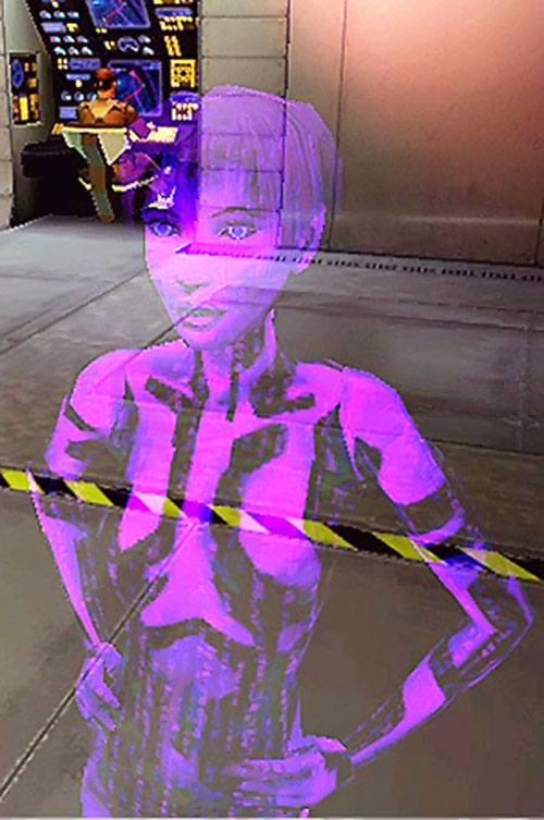 MetaVaria's tweet photo. @LaperLarden Needs a thinner jaw, less angry look (stern look is fine, but not bitter), and less stressed eyebrows. She's calculating, not physically exerting. https://t.co/ePv1vFXYTC