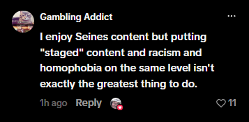 seineyt_'s tweet photo. Finding it hard to not respond publicly to this, but @DemigodHue has created a response video to my fake content video where a tiger pisses on me for 12 minutes, my face burns in a fire, and he tells his audience that I think short form slop content is worse than racism. (1) https://t.co/SAosYIbl9s