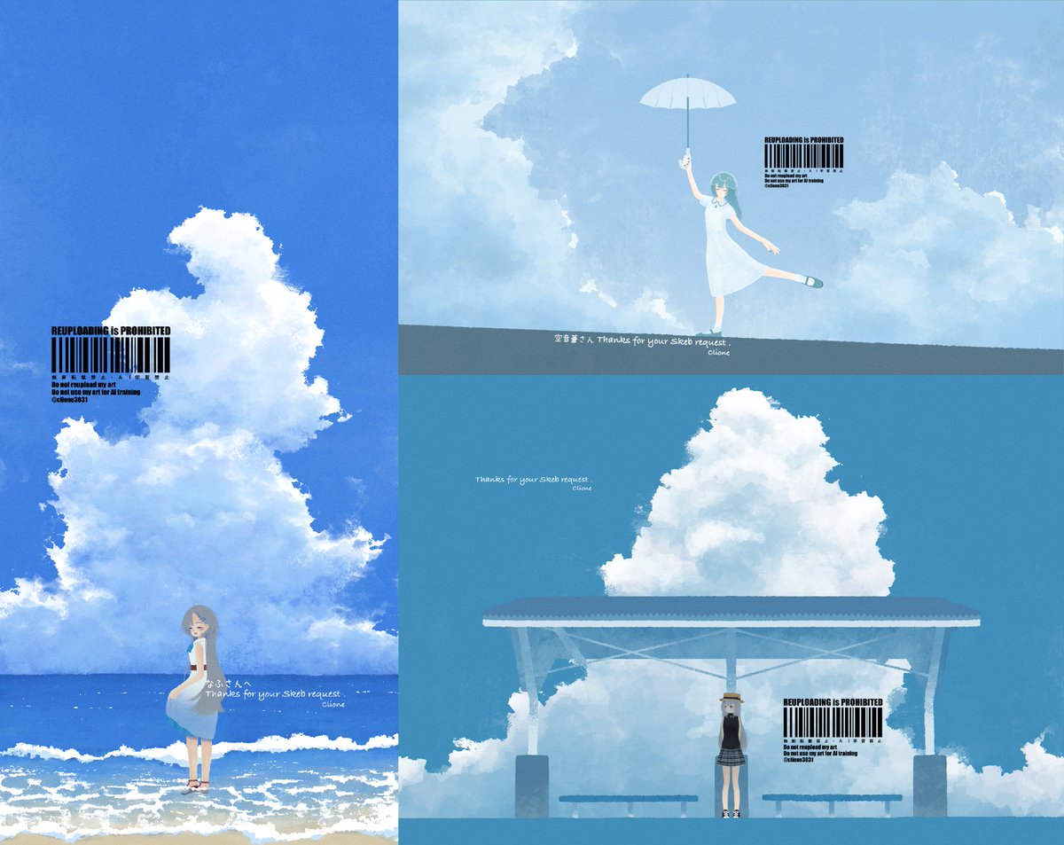clione3031's tweet photo. 【3名様限定】イラスト制作全般3,000円
ココナラ⇒完売
SKIMA⇒残り１名様
つなぐ⇒完売

配信用、YouTube、Twitch、歌ってみた、SNSヘッダー・アイコン、スマホやPCの壁紙、本の挿絵など、ご希望に合わせて対応可能⟡.·

通常の７月納品予定分は販売しております…よければ！
#有償依頼 https://t.co/OLeKK9SF0v