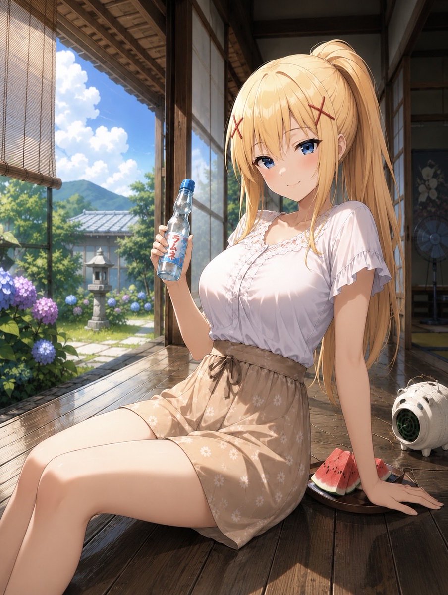 ララティーナさん専用 縁側でくつろぐララティーナ Lalatina relajándose en el engawa. #ラ