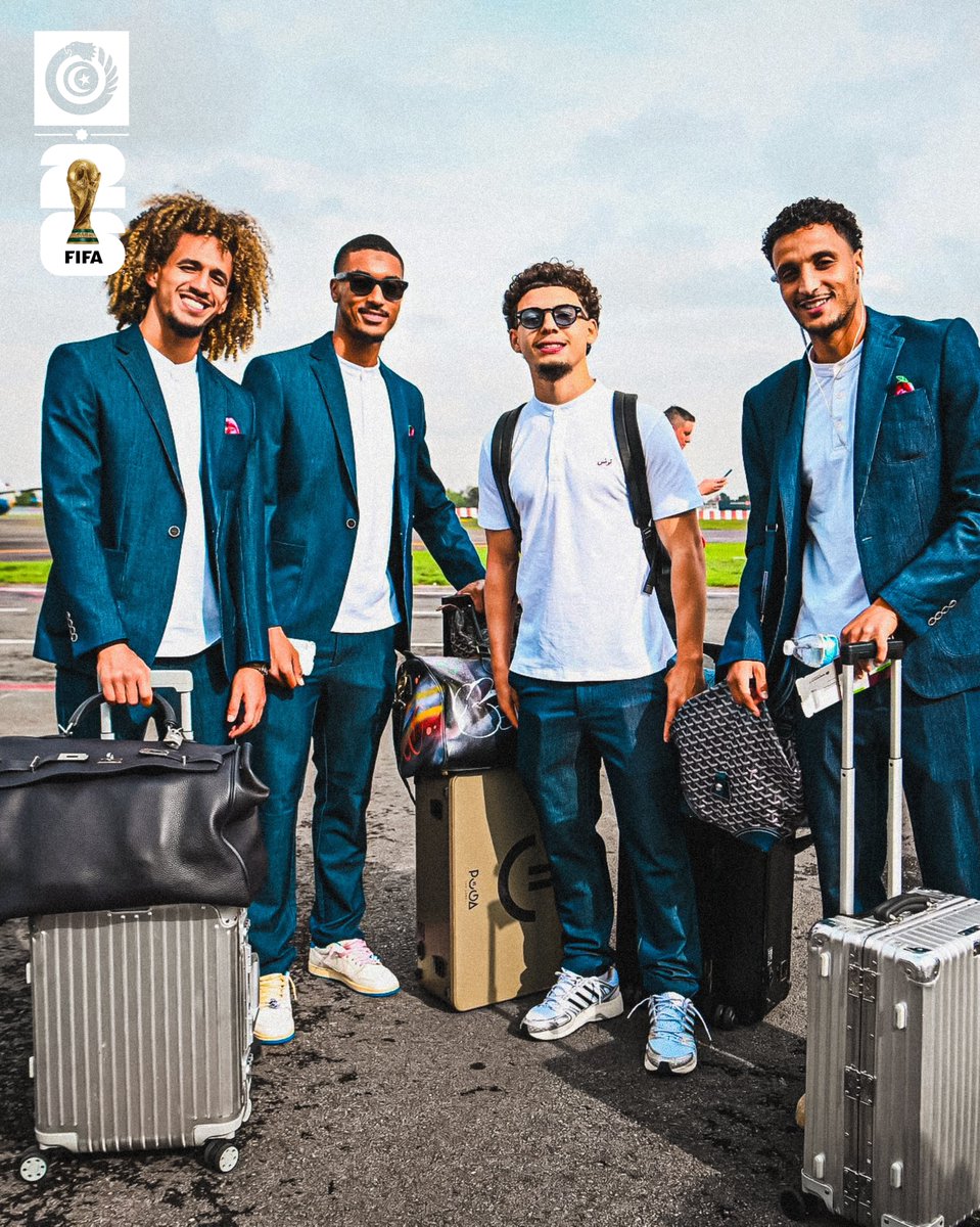 NoussourTN's tweet photo. 🚨 L’ÉQUIPE NATIONALE est ARRIVÉE à MONTERREY au MEXIQUE ! 🇲🇽📍🇹🇳🦅 https://t.co/4QiM9TYotC