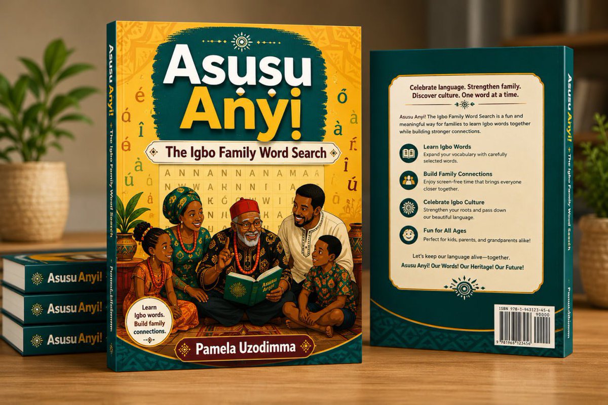 VivianIfeomaOj's tweet photo. A brilliant Igbo author, Pamela Uzodimma, wrote a book titled: Asụsụ Anyị

for Igbo families raising kids abroad.

You can grab a copy. https://t.co/jaGgh3FO5f