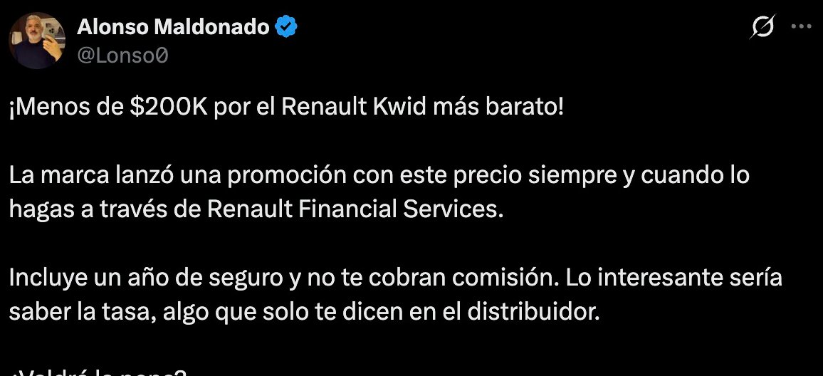 Edgi_'s tweet photo. @_antonioleyva @sergiooliveiram Solo es con la financiera, con una tasa ponderada del 14.5% anual. Costo aprox. del vehículo finanzado: $236,360.

Nuevamente, los publituber engando. https://t.co/euCWOsgvfB