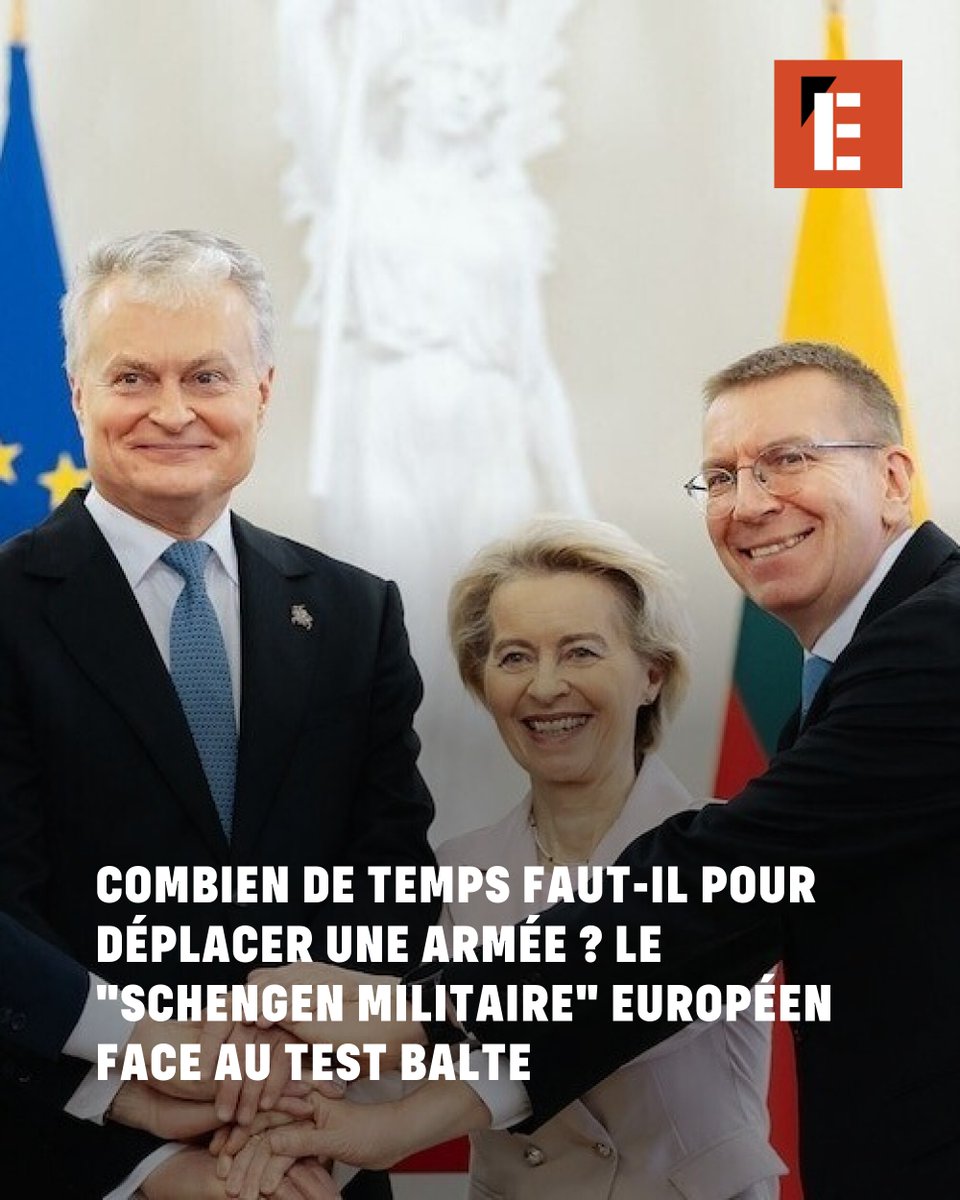LEXPRESS's tweet photo. 🇪🇺 Sous la menace russe, les Etats baltes ont créé leur propre zone de mobilité militaire. Une initiative qui met en lumière les lenteurs de l’Union européenne, où la défense du front est se heurte encore aux frontières administratives. ➡️ https://t.co/3GnU9eUDQo

✍️ @Aurore_Maubian