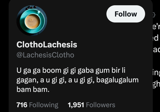 OdarGm's tweet photo. @LachesisClotho @basedbrickpush1 @Spysun04 What a bio https://t.co/O6cWPzt40y