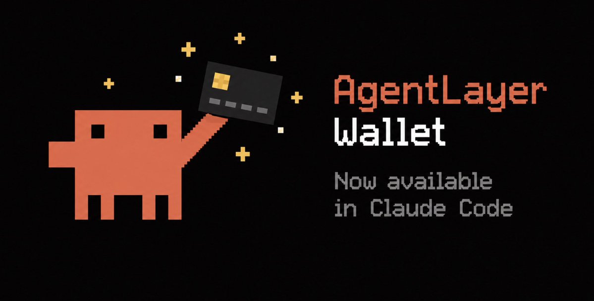 BNNBags's tweet photo. CLAUDE CODE AGENTS CAN NOW EXECUTE ONCHAIN 🤯

@agentlayer_ai just shipped AgentLayer support for Claude Code, bringing wallets, DeFi, and onchain execution directly into the agent workflow.

Inside Claude Code:

- Send transfers
- Execute swaps
- Access DeFi
- Operate across Solana and EVM
- Hold and manage assets

AgentLayer just gave Claude Code agents a wallet, and the line between coding agents and economic agents is disappearing fast.