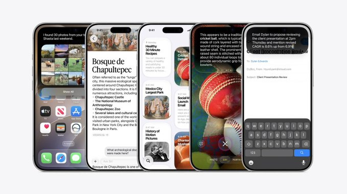 hamu_3nd's tweet photo. 【速報】新しいSiri、「Siri AI」発表！

・Geminiアーキテクチャを採用
・名称は「Siri AI」に変更
・Dynamic Islandから起動可能に
→macOSではSpotlightと統合
・専用のSiriアプリが登場
→すべてのAppleデバイスで同期可能
・Siriの声を変更可能に
・オンデバイス処理にも対応
・カメラにSiriモードを追加
・ショートカットキーからSiriを呼び出し可能に
・会話能力が向上
・文章作成時に、自分の文体を理解して下書きできるように
・タブがこれまで以上に探しやすく
・Safariのタブの変更を検知
→サイトに変更があり次第通知
・レシートを撮影して割り勘が可能に

今年秋リリースのiOS 27、macOS 27などで提供予定
まず英語で利用可能になり、その後さらに多くの言語に拡大
