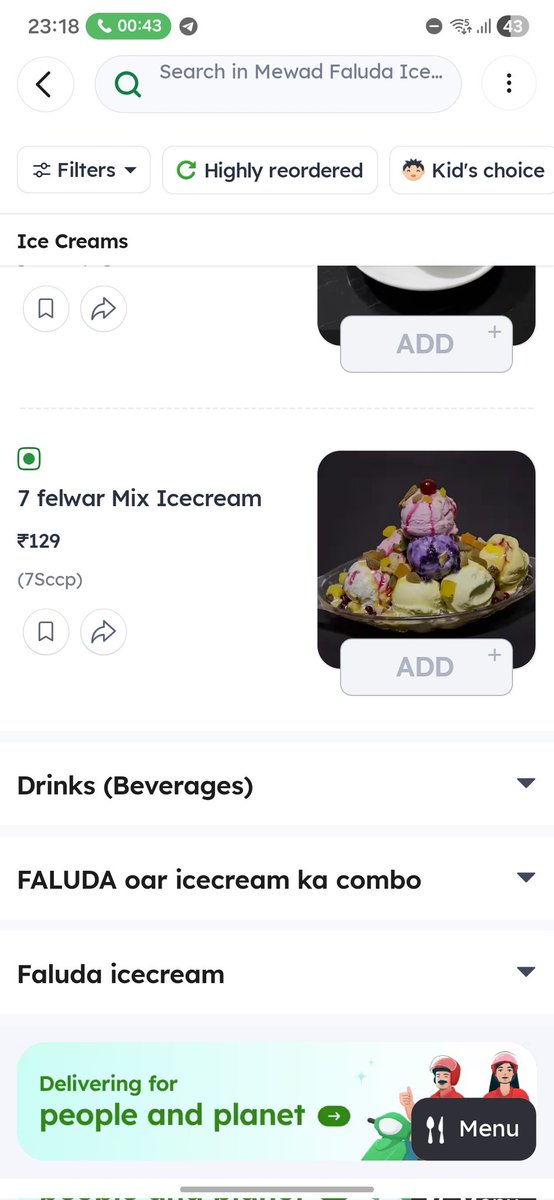 AroraSubodh's tweet photo. @zomatocare is most useless service.
Order delivered is completely different from what is shown in description image. Still they can't find any issue. https://t.co/Vy6o6yWInd