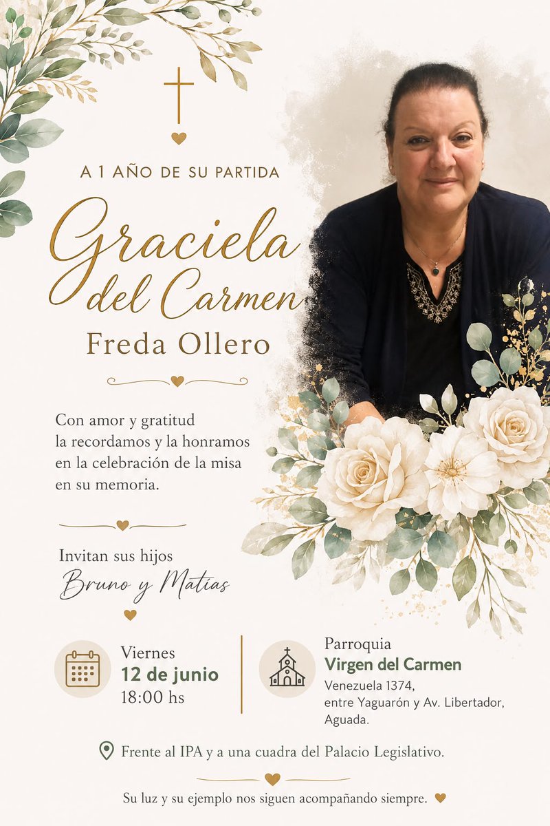 LeopoldoFont's tweet photo. Hace un año partía Graciela Freda. @ConTodoRespetoY 
Nos dejó una vida de coherencia, compromiso y humanidad. Una mujer valiente, de palabra firme y corazón enorme, que eligió estar siempre del lado de quienes más la necesitaban. https://t.co/meeA7a9iSZ
