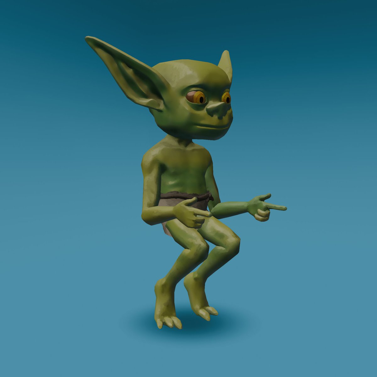 BalboaTheGreat_'s tweet photo. Spent 10 hours yesterday to make this character for art fight. His name is Joblin. https://t.co/zMkh4zakhu