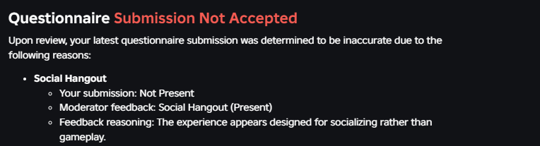 ChaosHarverd's tweet photo. Hey @roblox my game is NOT a social hangout. How are you supposed to socialize in a single player psychological horror game? Make it make sense. https://t.co/AooxsHw4Iw