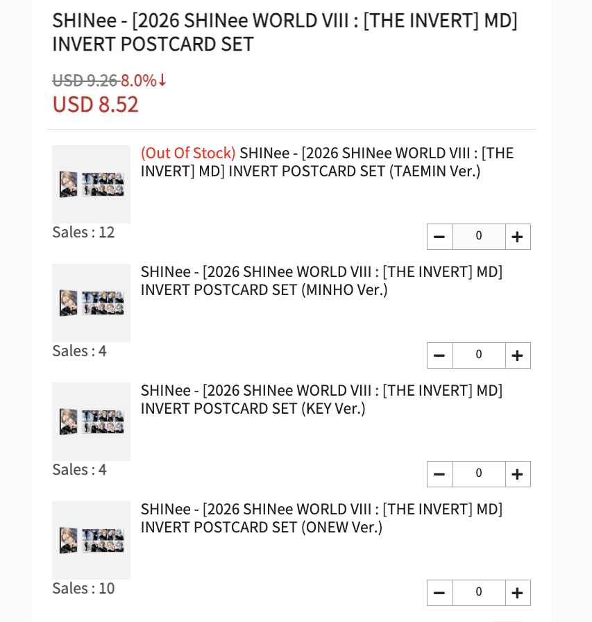 babycheese4ever's tweet photo. Can someone explain how SM isn't actively sabotaging Taemin's sales/profit when only his merch items are consistently out of stock? His ID photoset sold out after only 4 sales? I don't care about albums cuz artists only make 5% profit but merch is where they get their money from! https://t.co/bpphv9E4Fo