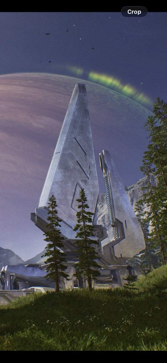 Mafooli's tweet photo. @qwertzzzxd Better, higher res screenshot of campaign evolved and better angle of the original CE beam tower. https://t.co/fpVF3mBjNO