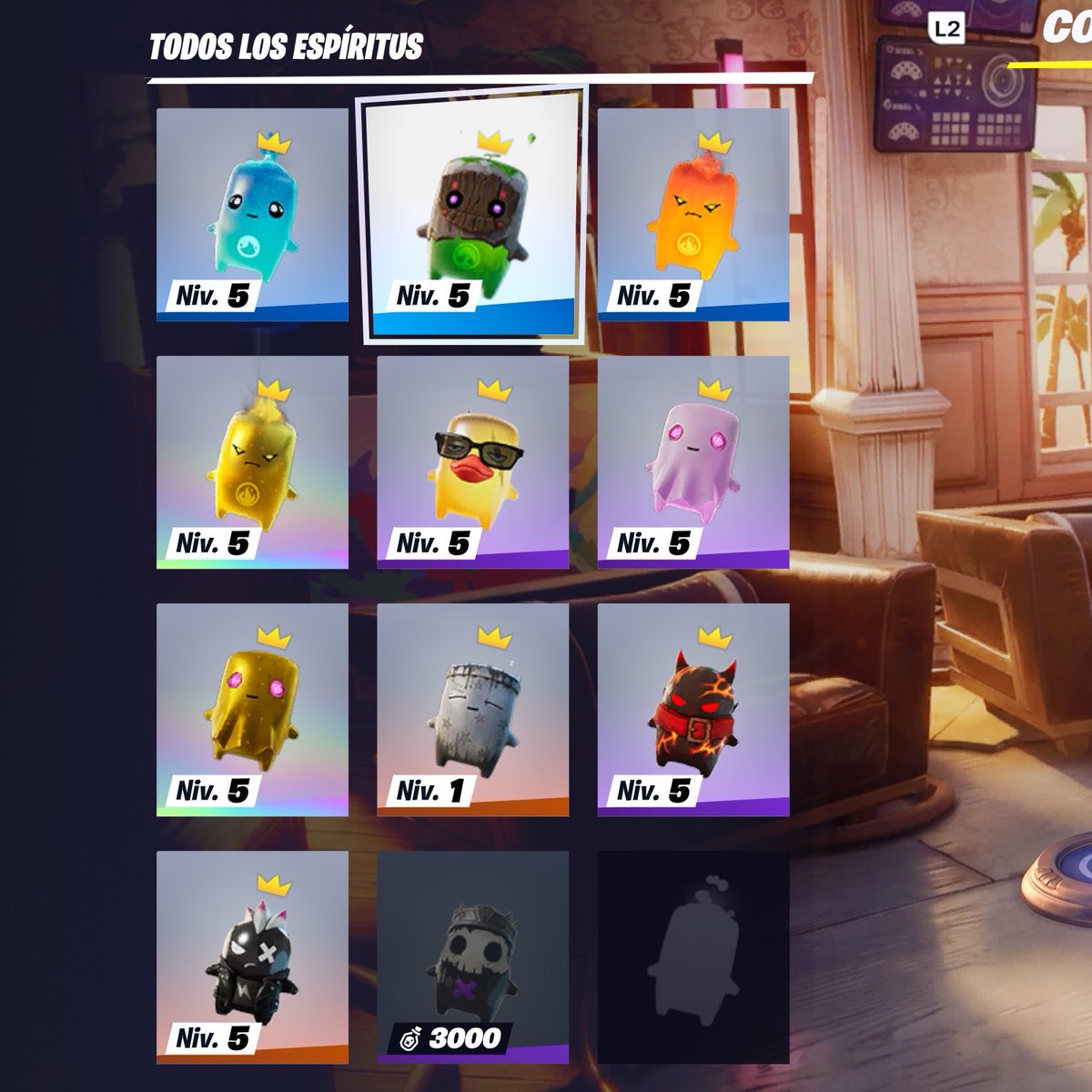 InfoFortniteES's tweet photo. Mi colección hasta el momento 😞 https://t.co/LtWpgJLE5F