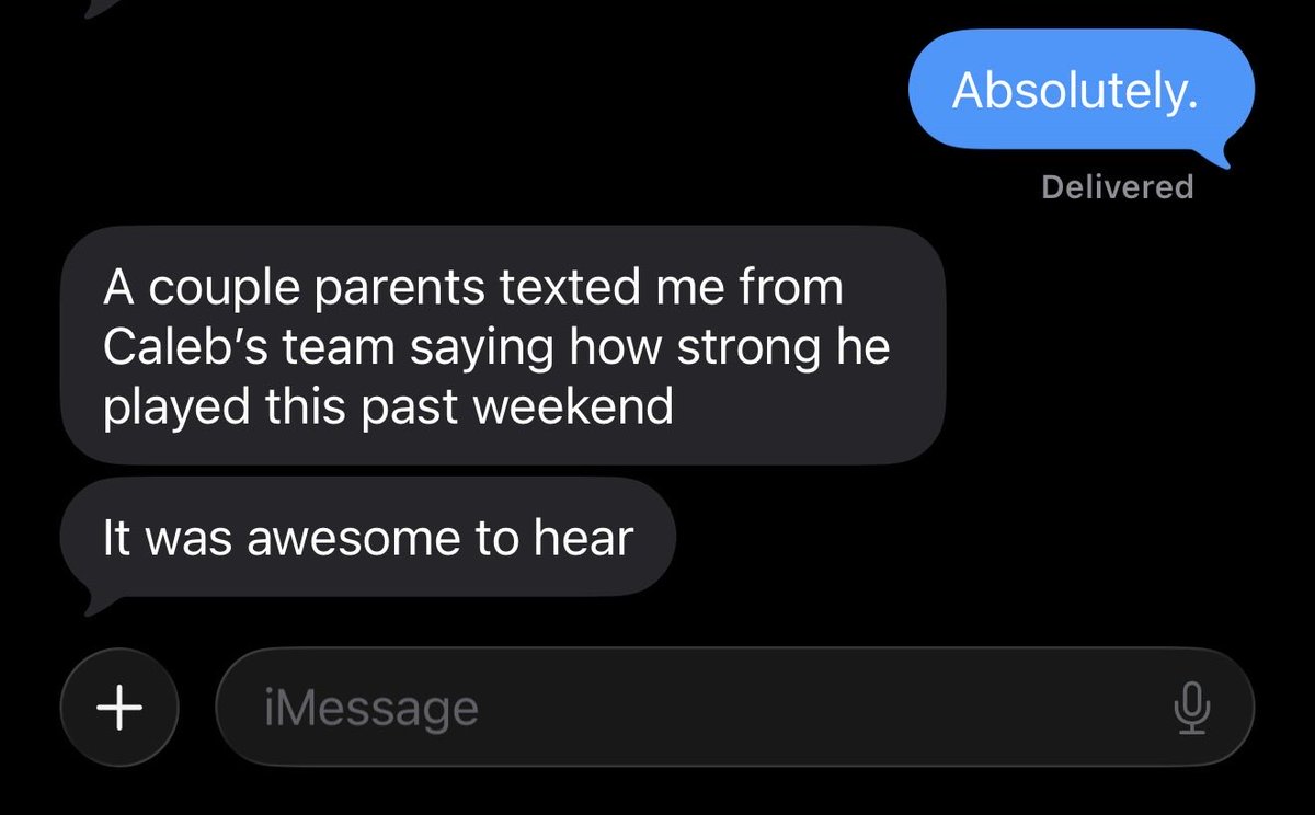 Sabres1682's tweet photo. My son’s trainer messaged me regarding my son regarding this weekends soccer tournament. https://t.co/rfxvxlXddj