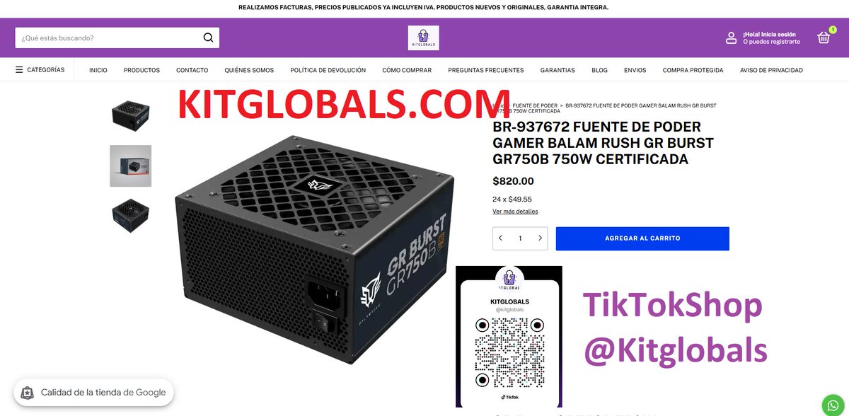 KitGlobals's tweet photo. Fuente de Poder Gamer Balam Rush GR750B 750W Certificada 80 PLUS BRONZE

#Gamer #Gaming #indiegame #twitch #pcgaming #MañanerAA #ElMundialEsNuestro #game #steam #livestream #tiktok #masterchefmx #videogames https://t.co/Q6UhHzE06w