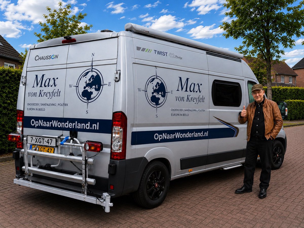 MaxVonKreyfelt's tweet photo. Lieve vrienden,

Ik ben er echt aan toe. 
Uit de bubble stappen, Europa in. 

De komende maanden trek ik met deze camper door Europa.

Het wordt geen vakantie. 
Ik stuur jullie geen ansichtkaarten.
Ik ga omdat Europa aan het veranderen is. Veel sneller en fundamenteler dan veel mensen beseffen.

En ik wil dat met eigen ogen zien. En meevoelen.

Te veel journalistiek speelt zich tegenwoordig af tussen televisiestudio’s, redactielokalen en Haagse wandelgangen. Maar de werkelijkheid van Europa speelt zich ergens anders af.

Op straat.
In dorpen.
Aan keukentafels.
Bij mensen die vertrokken, opnieuw beginnen of proberen overeind te blijven in een samenleving die steeds sneller verandert.

Daarom vertrek ik.

Ik wil onderweg gesprekken voeren met mensen die je zelden hoort:
boeren, emigranten, ondernemers, onafhankelijke denkers, kleine gemeenschappen en gewone burgers die voelen dat het oude Europa verschuift en dat er iets nieuws ontstaat.

Onderweg maak ik:

interviews,
dagelijkse reisverslagen,
mijn columns,
Nieuwe artikelen,
videoreportages,
en directe verslaggeving vanaf straatniveau.

Geen studiopraat.
Maar echte ontmoetingen.

Voor deze reis heb ik een eenvoudige camper tot mijn beschikking gekregen. Daar ben ik dankbaar voor. Het voelt ook symbolisch: klein beginnen, onafhankelijk blijven en gewoon vertrekken. Ik ben hier na 10 jaar Café Weltschmerz en twee documentaires, echt aan toe. 

Maar om onderweg professioneel te kunnen werken, moet de camper een upgrade krijgen als mobiel redactiekantoor:

zonnepanelen,
een krachtiger accusysteem,
stabiel internet,
stroomvoorziening voor camera’s en montage,
en techniek om dagelijks verslag te kunnen doen.
Kosten leefgeld en diesel 
Daarnaast de dure verzekeringen voor de apparatuur.

Daarom vraag ik jullie hulp.

Niet voor luxe.
Niet voor comfort.
Maar om onafhankelijke Europese verslaggeving mogelijk te maken.

Misschien omdat steeds meer mensen voelen dat er iets kantelt.
En omdat het belangrijk is dat iemand vastlegt wat er werkelijk gebeurt, buiten de filters van politiek, omroepen en algoritmes.

Word daarom deel van dit project. En ga mee met mij op reis. 
Doneer, https://t.co/t3kV0Vntt4 , wordt ambassadeur of Informeer me over belangrijke personen en initiatieven. 
Via; DezeWeek@protonmail.com 

Elke bijdrage helpt direct om deze reis mogelijk te maken.

En minstens zo belangrijk:
deel deze oproep met mensen die voelen dat Europa op een historisch kruispunt staat.

Volg de reis straks via:
De nieuwsbrief van https://t.co/AXngWtGWiT
En via https://t.co/t3kV0Vntt4
Max von Kreyfelt

￼