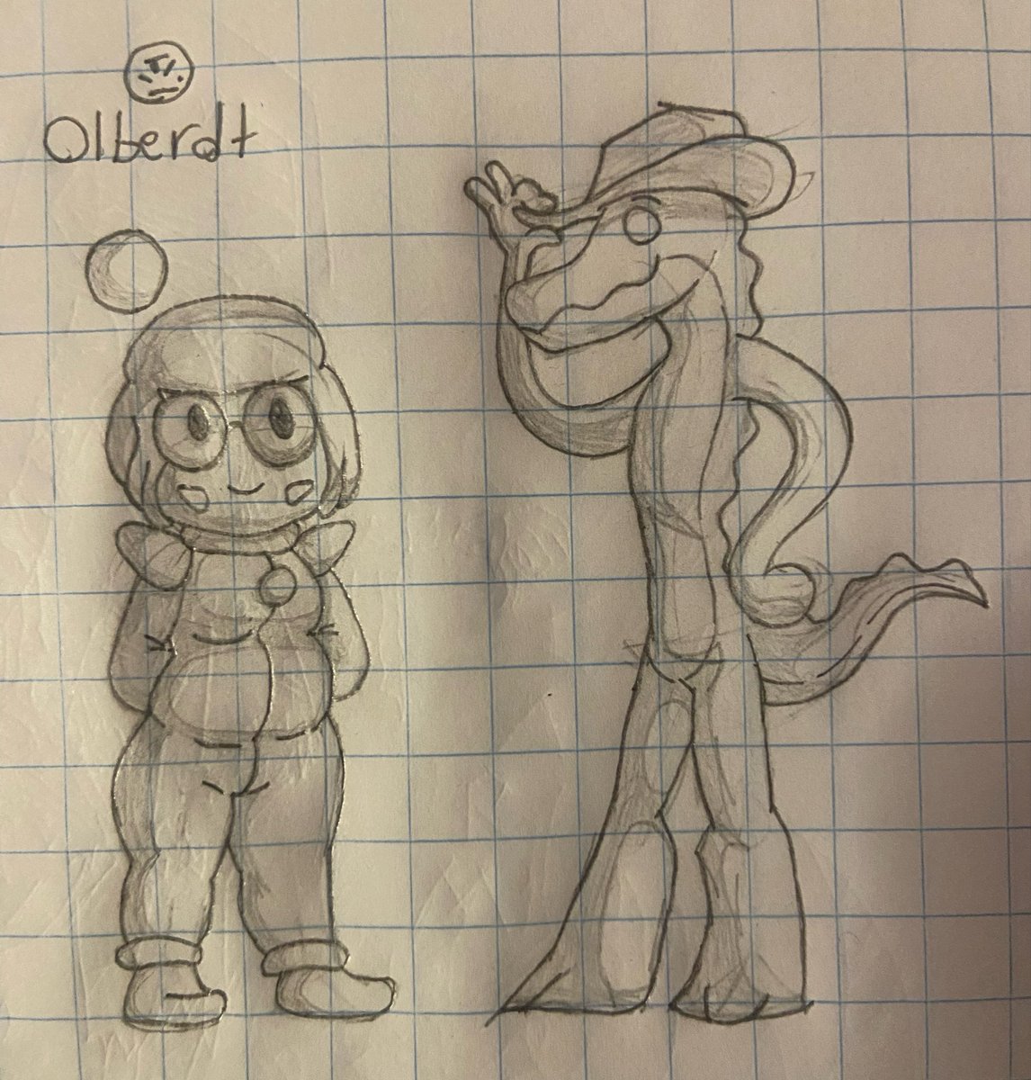 OlgerX's tweet photo. Unas comisiones que me encargo la @RoxakuK una es de Deggy digital juntoa Gumigoo y otra de su avatar junto a Huggi y Glamrock Fredy ^^ https://t.co/goQXTcu2lh