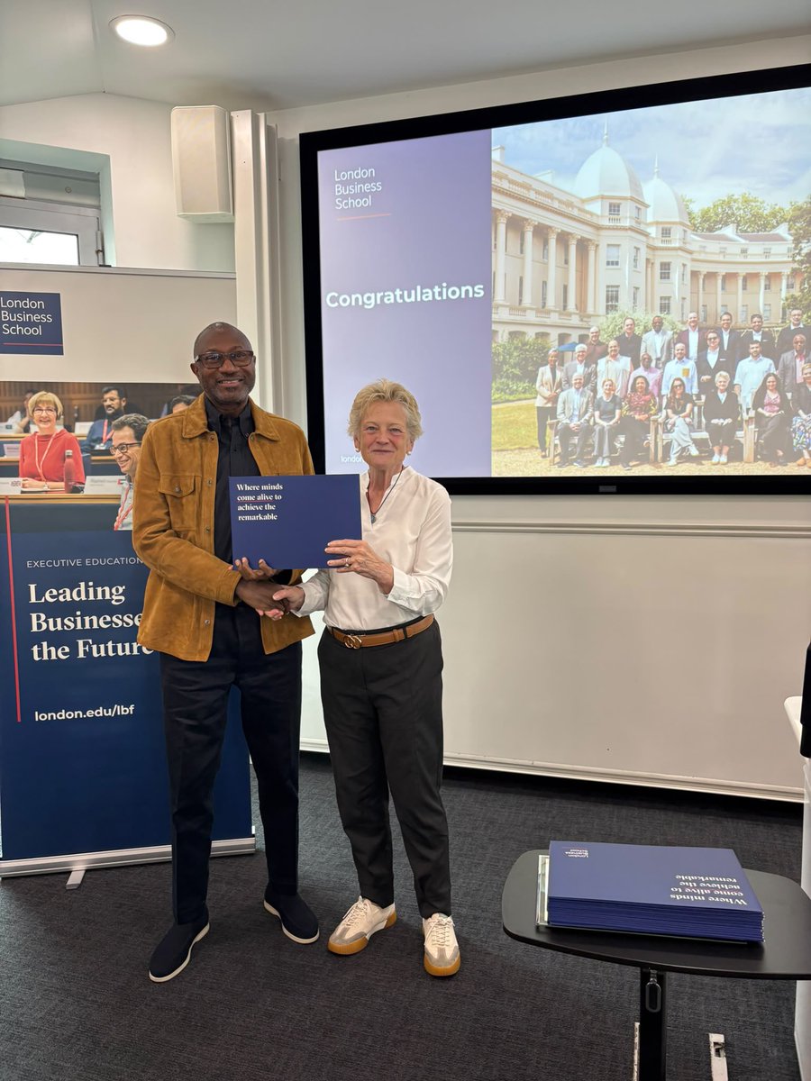 tvcnewsng's tweet photo. VIDEO: Femi Otedola Completes Executive Leadership Course At London Business School

Businessman Femi Otedola has completed an executive course at London Business School (LBS), further demonstrating his commitment to continuous learning...

Credit: X| realFemiOtedola https://t.co/jXXQ4WIrQz