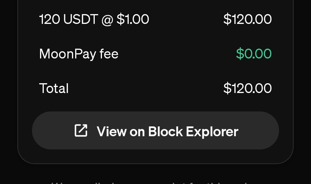 PrelaunchCrypto's tweet photo. @rasmr_eth @moonpay What are you talking about? Stay up to date with @moonpay $0 fee stablecoin onramp through @ChatGPTapp https://t.co/aGKN6pdupN