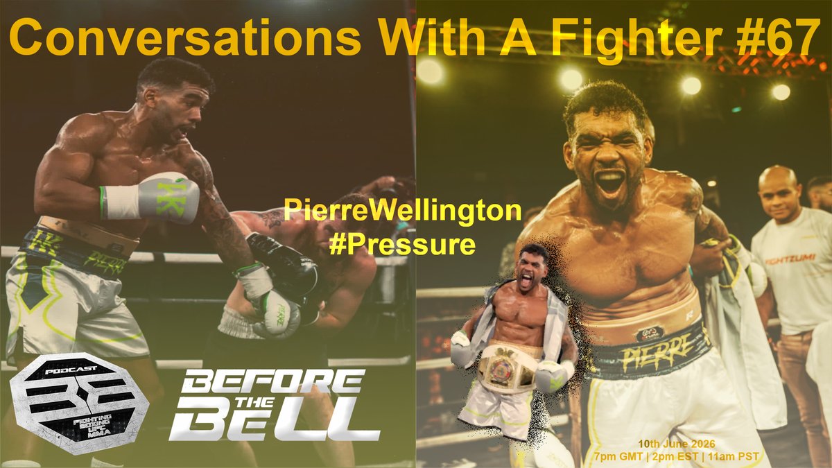 BeforeTheBell1's tweet photo. https://t.co/zoqK8dMTkE
PIERRE PRESSURE - White Collar Boxer (6-0-0) 5KOs | Turning Pro

CONVERSATIONS WITH A FIGHTER 67
10th June 2026
7pm GMT | 2pm EST | 12am PST

#WhiteCollar #FightZumi #FightZumiLeague #WhiteCollarBoxing #Boxeo #BoxingNews #BoxingTraining #BoxingGym https://t.co/YCknjtmpDu