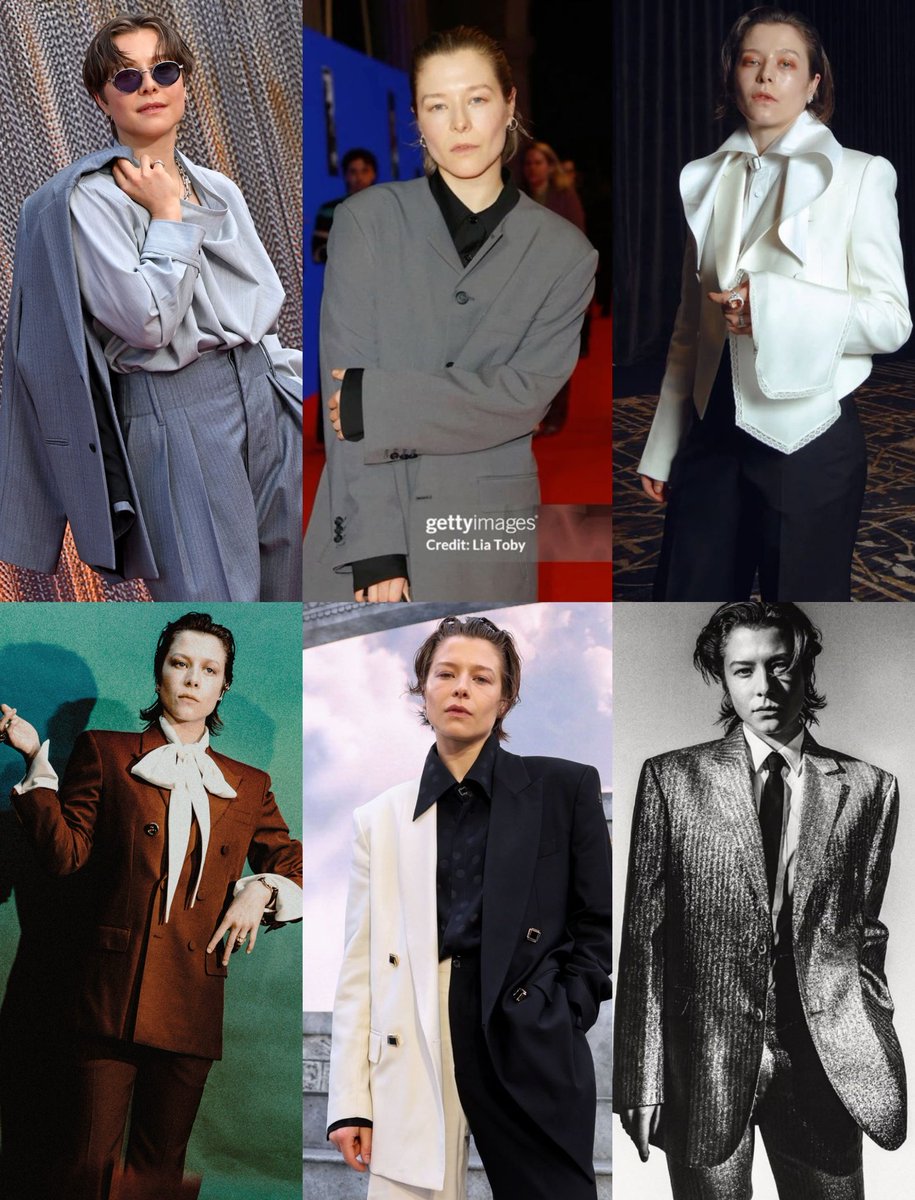 Mayham_H's tweet photo. girls don't want boys. girls want emma d'arcy in a suit https://t.co/4oAZwoKKVS
