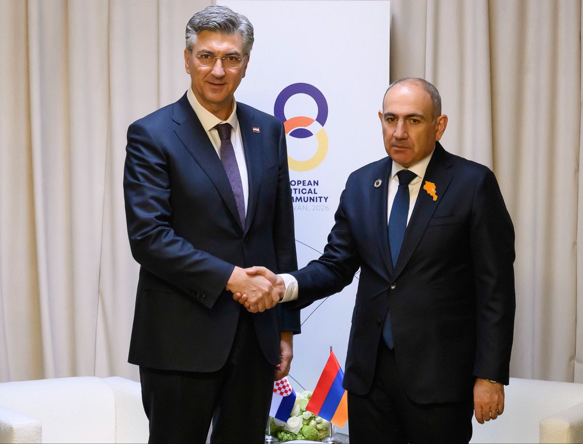AndrejPlenkovic's tweet photo. Congratulations to Prime Minister @NikolPashinyan on his electoral victory.

I look forward to continuing our cooperation and further strengthening relations between 🇭🇷 and 🇦🇲. Croatia strongly supports Armenia’s reform efforts and its deepening partnership with the European Union, based on our shared commitment to democracy, stability, and prosperity.