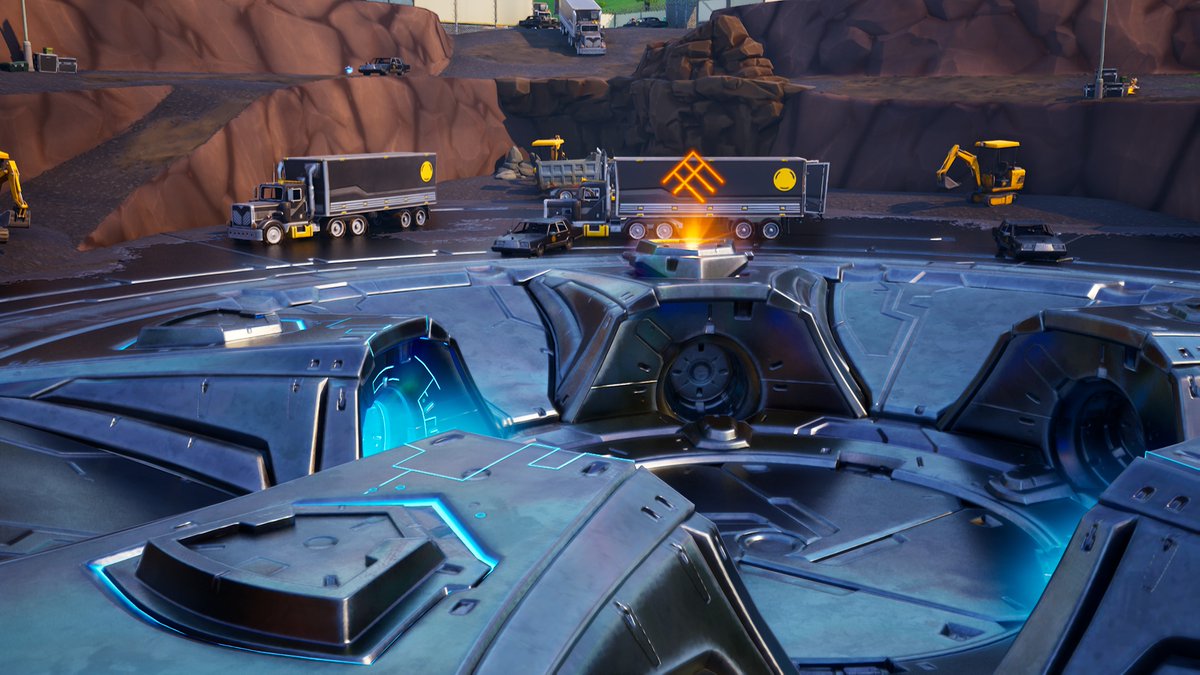 FortTracker's tweet photo. #Fortnite OG Vault Tracking:

Stage: 10
Rune Key: #4
Location: Loot Lake
Date: June 8th 2:00pm ET

The 4th rune key is now being ejected by the Vault at Loot Lake. https://t.co/pezegltaXu