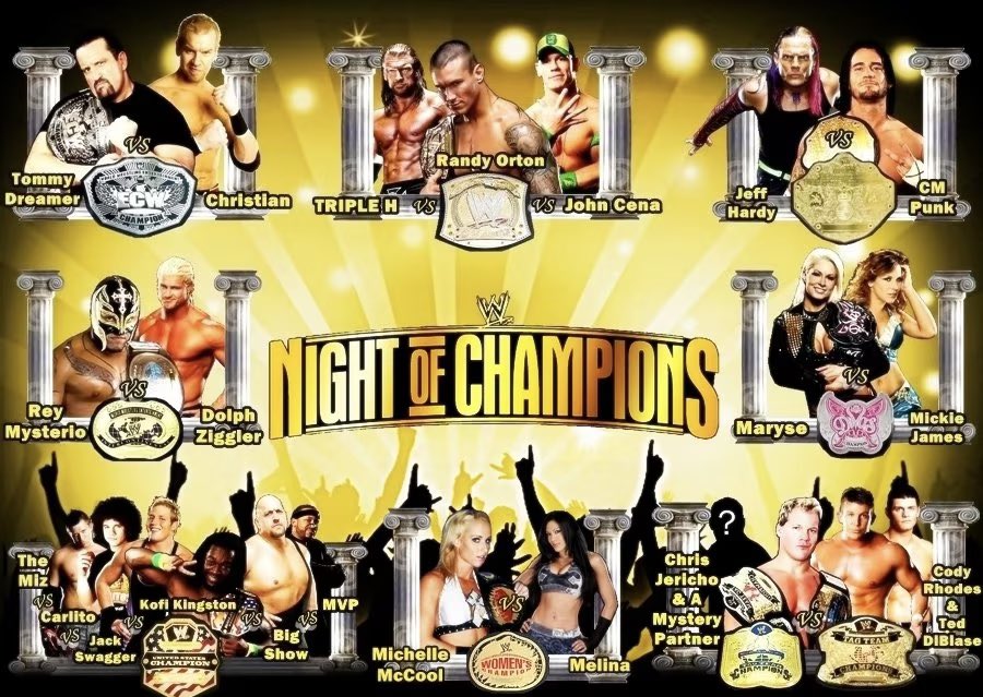 thebellasfave's tweet photo. back when the theme of night of champions meant something

EVERY TITLE ON THE LINE ‼️ https://t.co/S8NMdesHgf