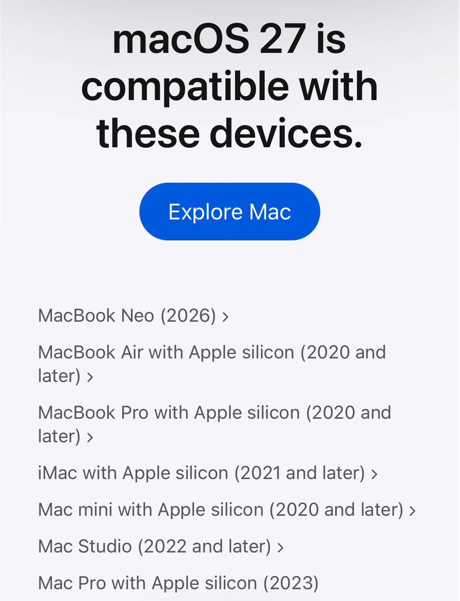 TheBobPony's tweet photo. Farewell Intel Macs and Hackintoshes! 🫡 https://t.co/4aSMk4lZbd