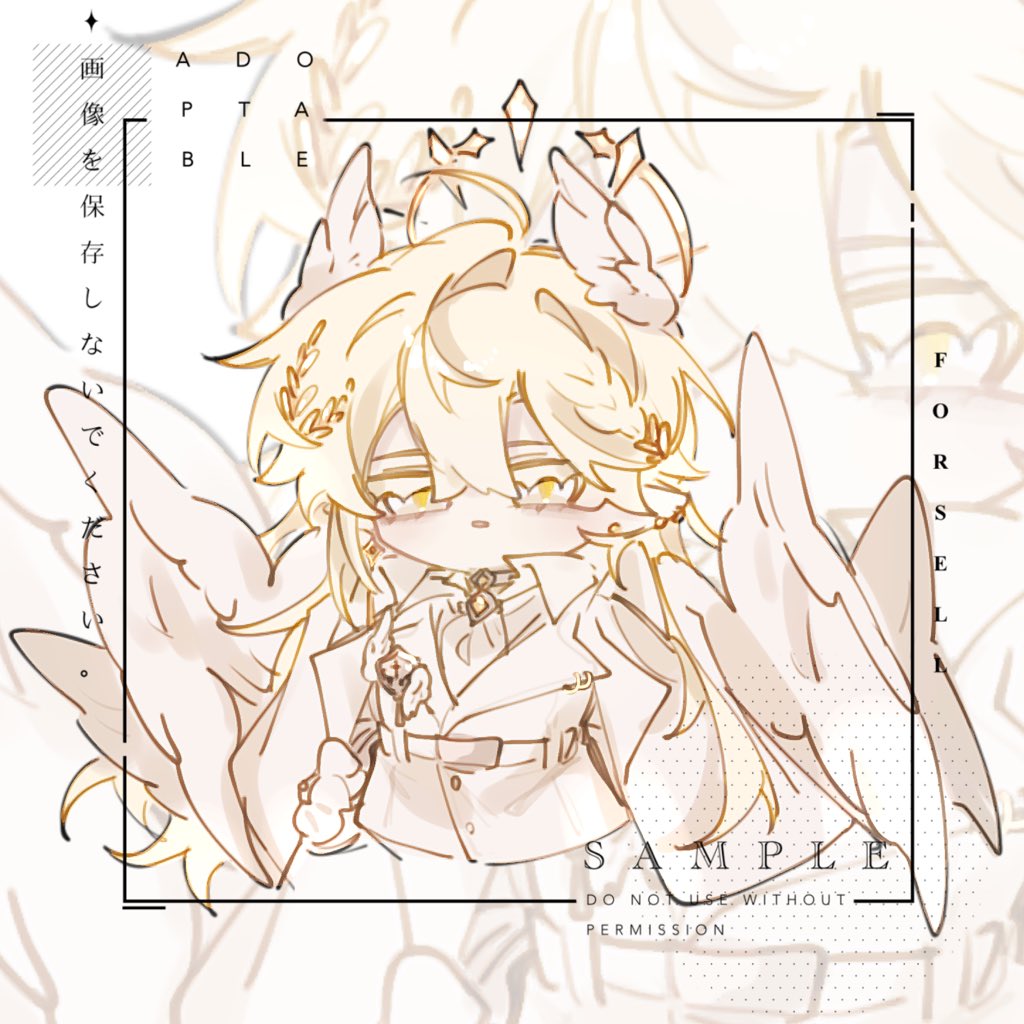 khifun96's tweet photo. ⚜️⚜️⚜️Adoptable - OPEN🤍🪽🌟☁️
Available for sale only 24h ><

Price : 30-40$

🔗Vgen shop🔗 
https://t.co/OQSMAJnP4d
or DM me to claim 🍀 payment PayPal 

#vgen #vgenshop #adoptable #adopt #adoptables #characterdesign https://t.co/KTqGtiVtb4