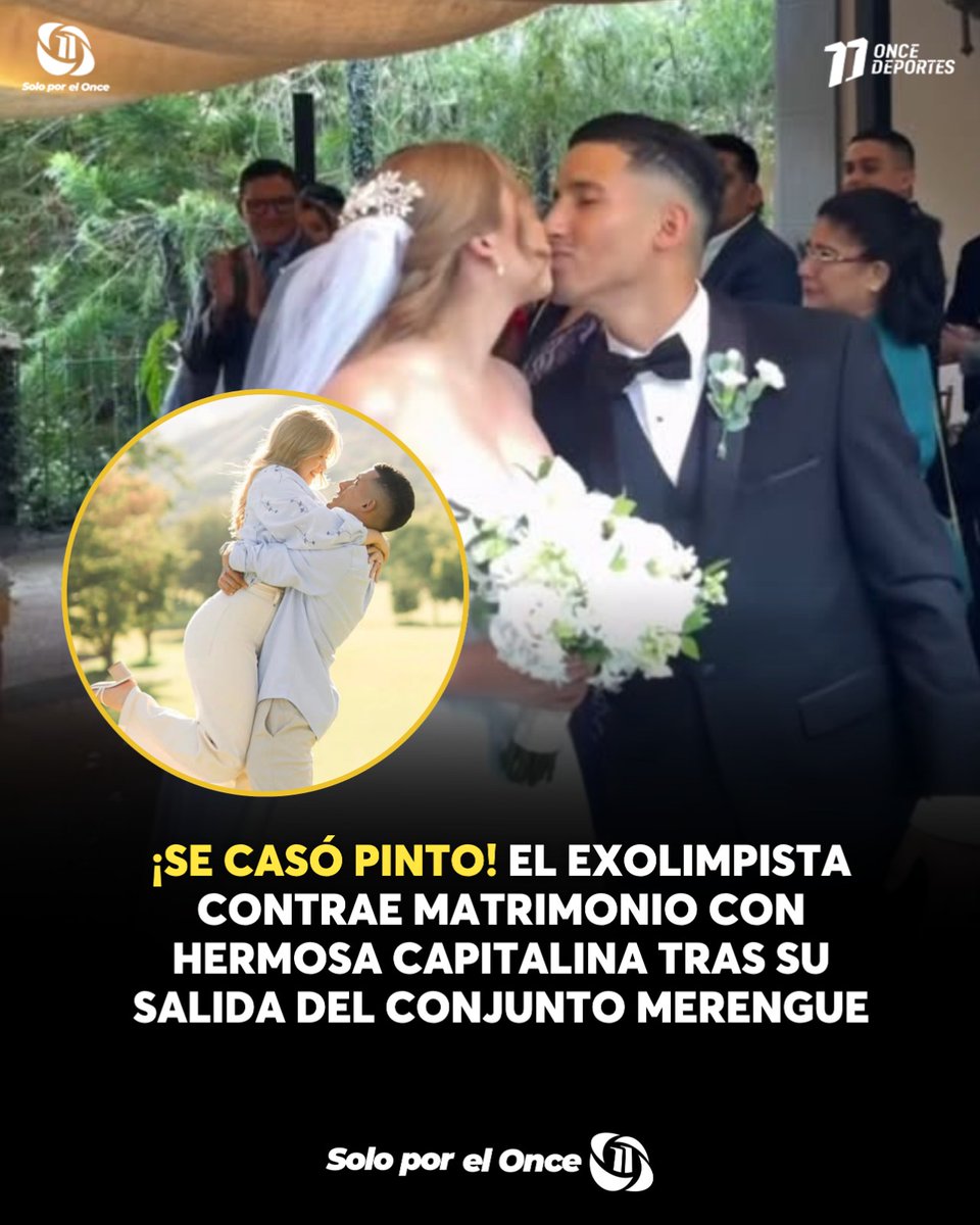 canal11hn's tweet photo. 💍🦁 ¡Mario Pinto vive un momento inolvidable! El exolimpista dio el gran paso y se casó con bella hondureña antes de arrancar su aventura en el Sporting FC de Costa Rica 👩🏻🤝👨🏼✨. 👇🏻
https://t.co/aoPYFNREiG
#MarioPinto #Olimpia #SportingFC #CostaRica https://t.co/bt3ltTtJsD
