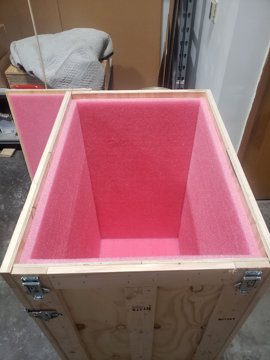 CFpittsburgh's tweet photo. Built for cutting-edge technology, this anti-static lined crate was designed for a driverless vehicle technology customer shipping high-value, sensitive electronic devices. When innovation is on the move, every detail matters—from electrostatic protection to secure transport.
#CF https://t.co/0fwmHbNnrI