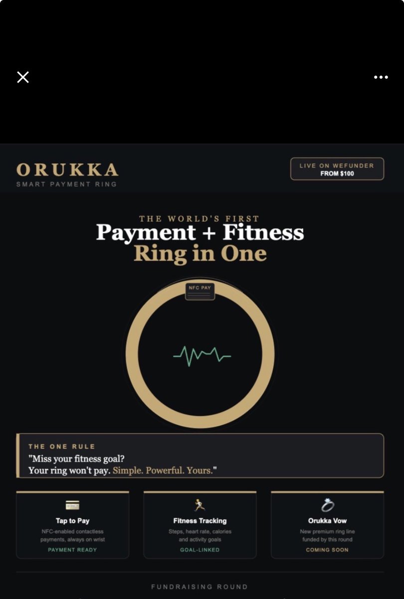 EninPatrick's tweet photo. @lava_xyz @khoslaventures Let’s talk guys. We can connect this to our fitness ring. So users can “wear their bank” #orukka @monesave_ https://t.co/RaCTgogneU