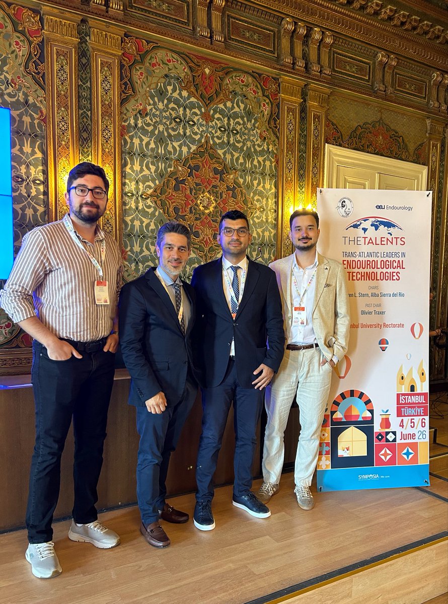 d_dorucu's tweet photo. Delighted to have participated in #Talents2026 in Istanbul.
Grateful to @dremresener and @tzevattefik for their mentorship and valuable contributions.
Looking forward to integrating these insights into clinical practice and ongoing research.
#Endourology #EAU https://t.co/jVgiCBNSPj