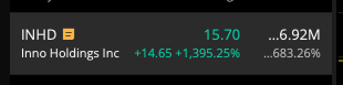 Chik_flow's tweet photo. That is Insane $INHD https://t.co/NGE9lE0EQg