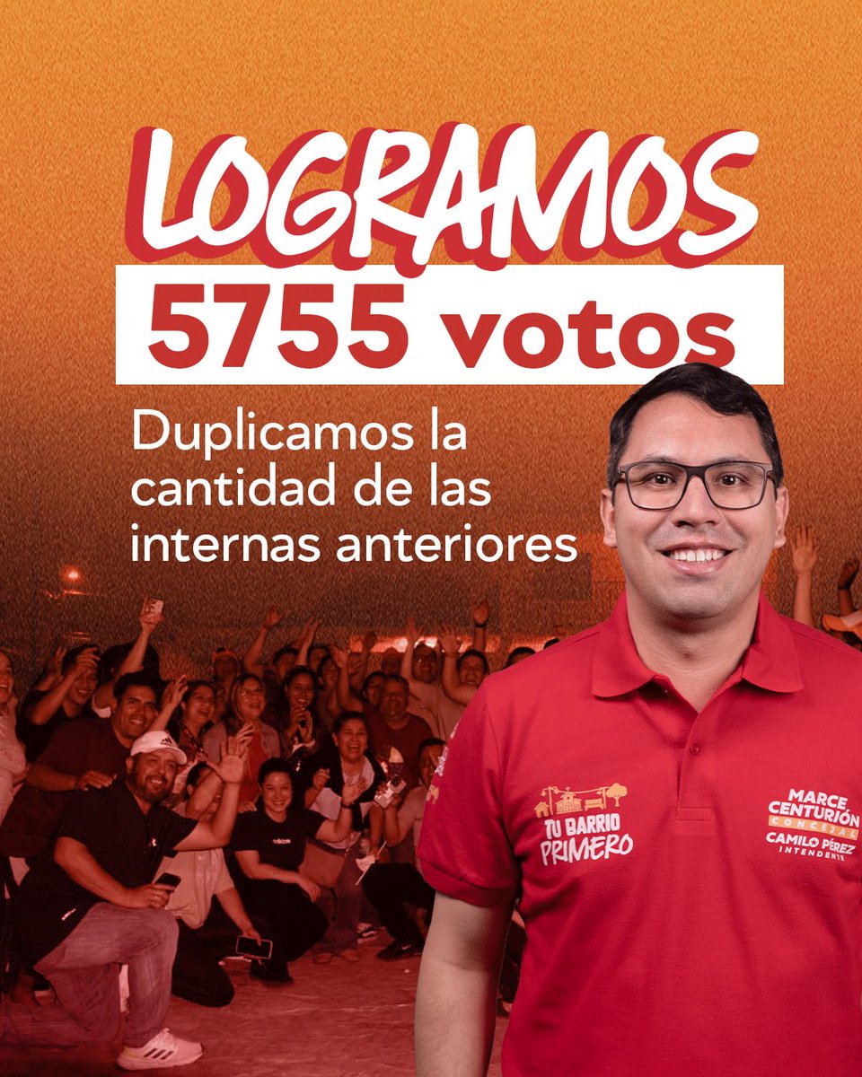 marcecenturion's tweet photo. 🗣️Hicimos historia en estas internas!🚩 Te dejamos los números oficiales del récord alcanzado en la Seccional 35!🏆 https://t.co/AZ8HIWQJos