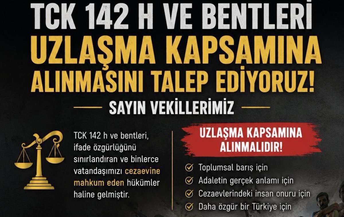 Canan380475's tweet photo. @celalettin_kose Malvarlığına işlenen nitelikli #TCK142/h dosyalarında zarar karşılanmışsa, cezaevleri dolarken uzlaşma ve onarıcı adalet daha fazla değerlendirilmelidir.

Cezada Adalet İnfazda Eşitlik
#5YılCezaİndirimi @celalettin_kose https://t.co/SuiyMAiUK0