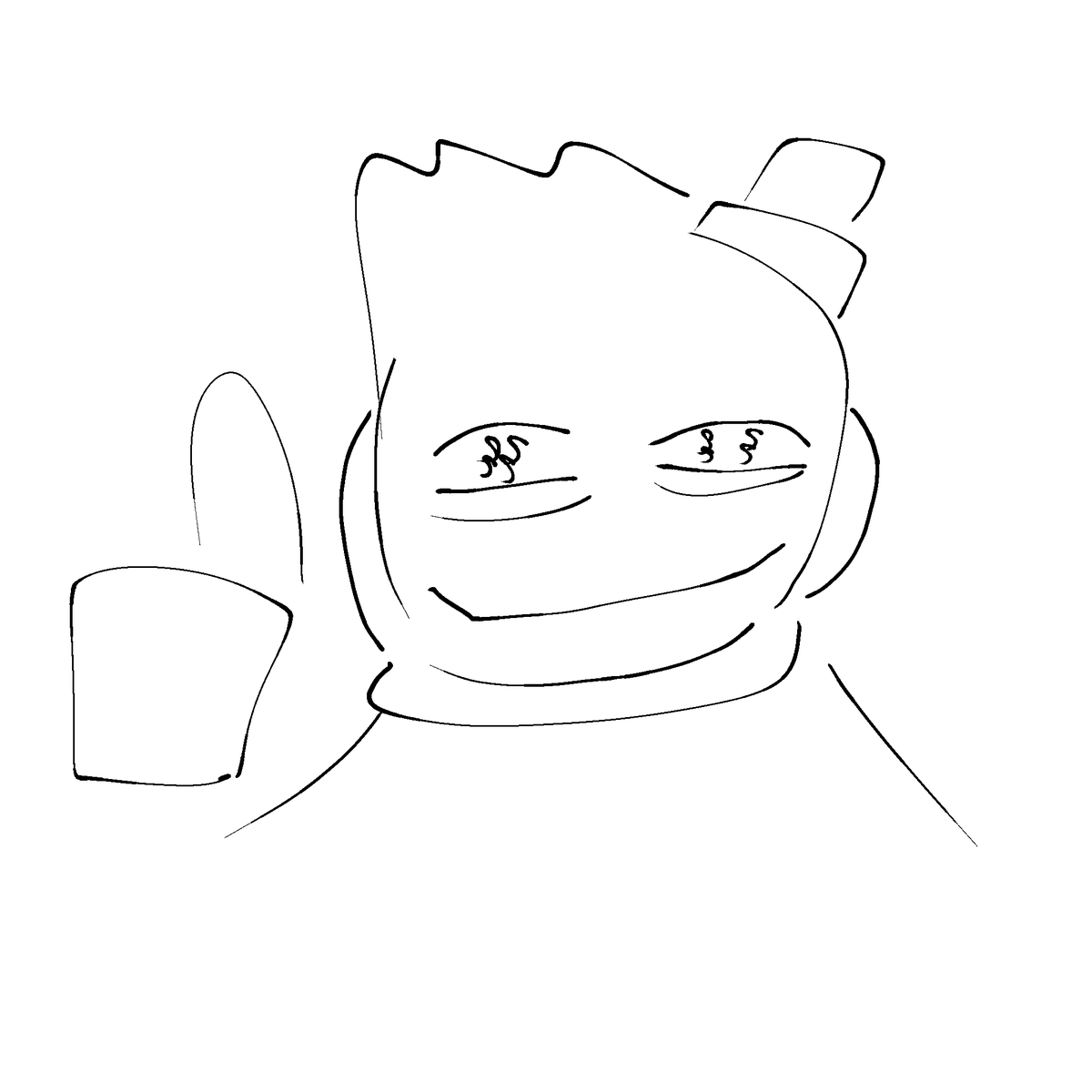 FredStuff26's tweet photo. How i feel using a Samsung phone and a thumb to draw instead of my expensive drawing tablet with a stylus https://t.co/CFqgWHD9n1